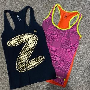 ZUMBA FITNESS RACERBACK TANK TOPS